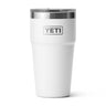 Stapelbarer YETI Becher in White, 591 ml, spülmaschinenfest.