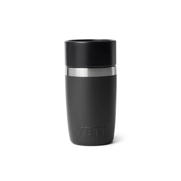 YETI Rambler 8 Oz Travel Bottle in Black mit vakuumisolierter Doppelwand