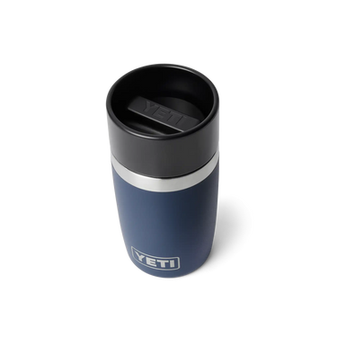 Rambler 8 Oz Travel Bottle in Navy aus robustem Edelstahl mit doppelwandiger Isolierung