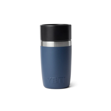 Rambler 8 Oz Travel Bottle in Navy für heiße und kalte Getränke unterwegs