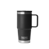 YETI Travel Straw Mug in Black mit ergonomischem Griff