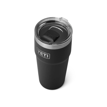 Schwarzer YETI Rambler 20 Oz mit platzsparender Stapelfunktion
