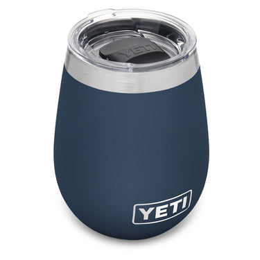 Rambler 10 Oz Wine Tumbler in Navy – stilvoll und praktisch für Weinliebhaber.