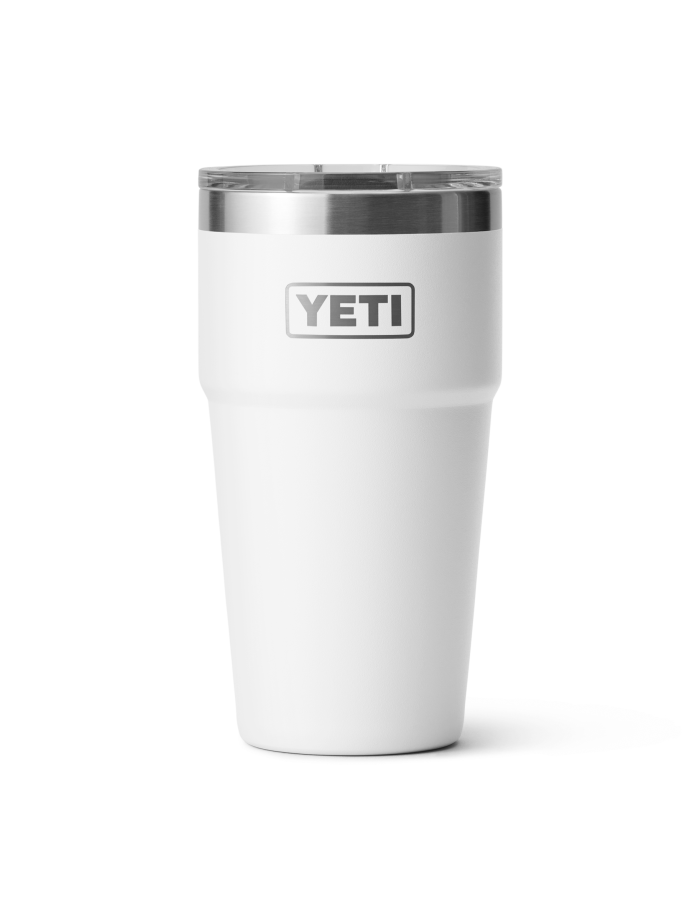 Single 16 oz (475 ml) Stackable Cup White